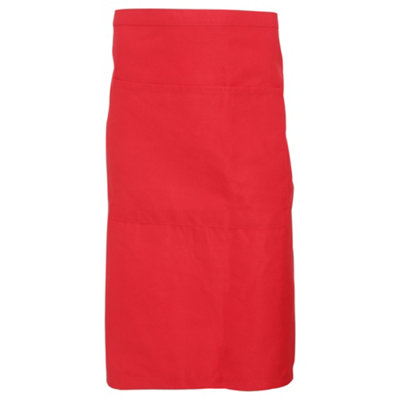 Dennys Adults Unisex Catering Waist Apron With Pocket from B&Q