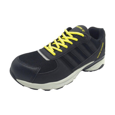 B&Q Result Mens Work Guard Lightweight Safety Trainers / (7 Uk) Black/Grey