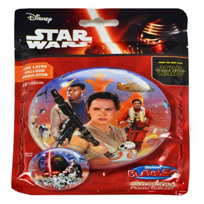 Qualatex 22 Inch Star Wars The Force Awakens Bubble Balloon Multicoloured (One Size) from B&Q