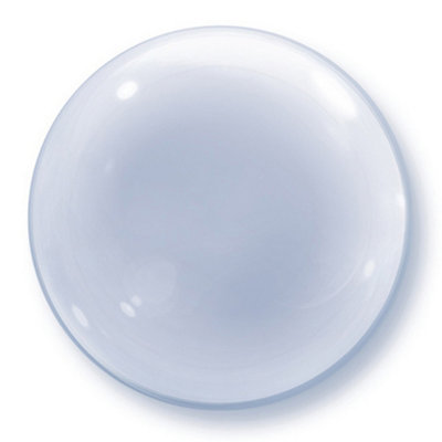 Qualatex 20 Inch Deco Bubble Balloon Clear (One Size) from B&Q