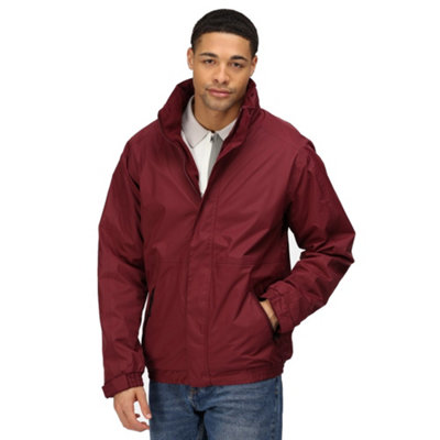 Regatta Mens Dover Waterproof Windproof Jacket (Thermo-Guard Insulation) - Burgundy - Size Large - Image 4