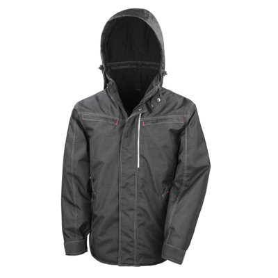 Result Mens Work-Guard Denim Texture Rugged Jacket from B&Q