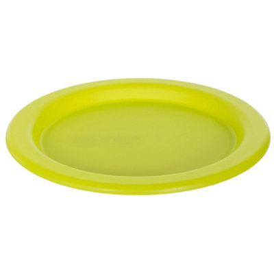 B&Q -  Savour Lightweight Picnic Plate Lime Green (One Size)