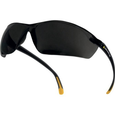 Delta Plus Meia Polycarbonate Lens Work Safety Gles Smoke (One Size) from B&Q
