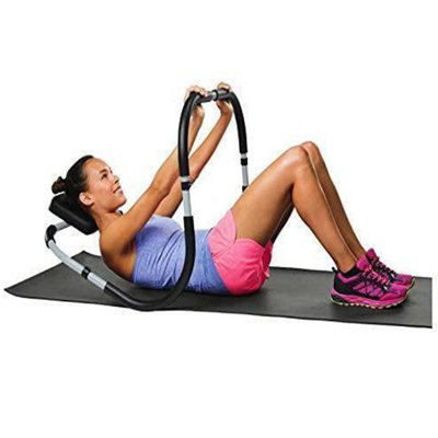Sit Up Abdominal Roller Trainer Ab Crunch Core Worker Abs Exercise Machine Gym from B&Q