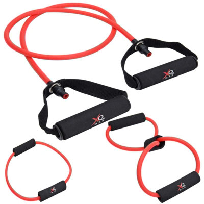 Resistance Band Tubes Expander Set Pull Home Gym Muscle Chest Training Fitness from B&Q