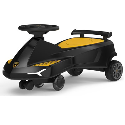 Rexco Light Lamborghini Swing Car Ride On Swivel Scooter Kids Toy Wiggle Gyro Twist & Go - Image 3