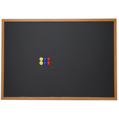 Gr8 Home Blackboard Magnetic Wooden Framed Office Notice Menu Chalk Board Sign 60 X 90Cm from B&Q