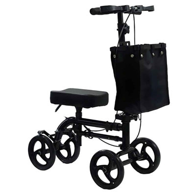 300Lb Capacity Adjustable Height Foldable Knee Walker Scooter Gr8 Home - Image 5