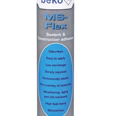 Beko Ms-Flex Sealant & Adhesive 300Ml Grey from B&Q