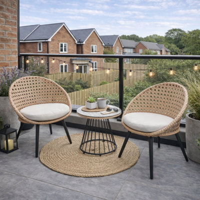 Kettler Boho 3 Piece Balcony Lounge Set from B&Q