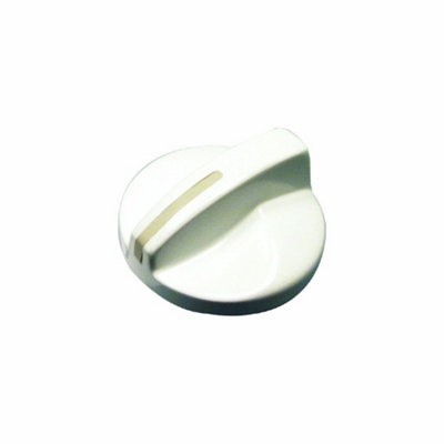 Knob White Giugiaro For Indesit Cookers And Ovens from B&Q