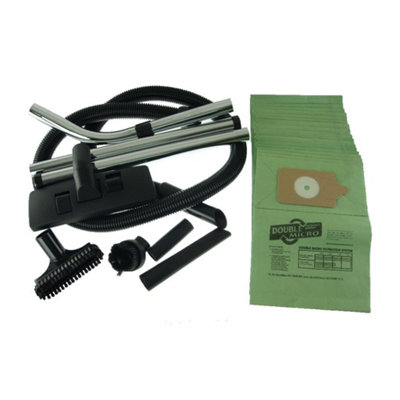 Numatic Vacuum Cleaner 1.8M Hose And Tool Kit With 20 X Paper Dust Bags By Ufixt from B&Q