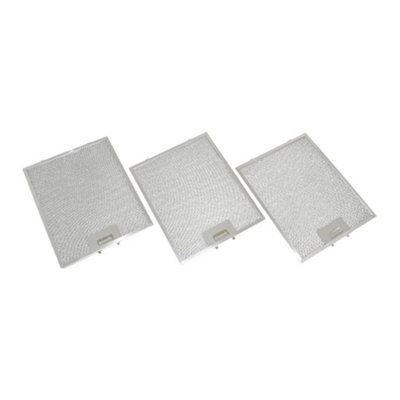 Universal Metal Cooker Hood Grease Filter 320 X 260 mmPack Of 3 By Ufixt from B&Q