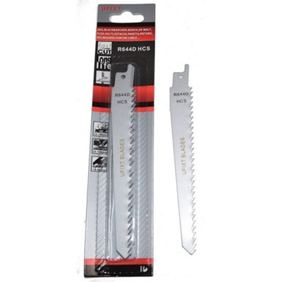 Reciprocating Sabre Saw Blades R644D 150mm Long High Carbon Steel (Hcs)5 Pack By Ufixt from B&Q