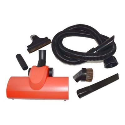 Numatic 1.8 Metre Vacuum Cleaner Hose And 4 Piece Tool Accessory Kit Plus Turbo Air Brush Head By Ufixt from B&Q