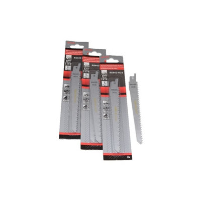 Reciprocating Sabre Saw Blades R644D 150mm Long High Carbon Steel (Hcs)15 PackCompatible Universal Fit By Ufixt from B&Q