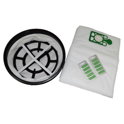 Numatic 12" Microfibre Cloth Filter And 10 X Microfibre Vacuum Cleaner Bags With Air FreshenersCompatible By Ufixt from B&Q