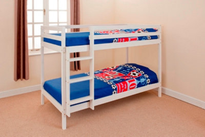 Comfy Living 2Ft6 Shorty Zara Bunk In White from B&Q