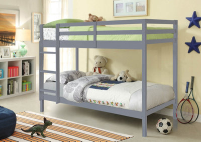 Comfy Living 3Ft Zara Bunk In Grey from B&Q