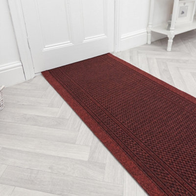 Aztec Hallway Runner RugHardwearingNon-Slip & Durable Carpet For HallKitchen & Corridor from B&Q