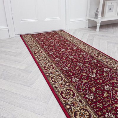 Bidjar Hallway Runner RugHardwearingNon-Slip & Durable Carpet For HallKitchen & Corridor from B&Q