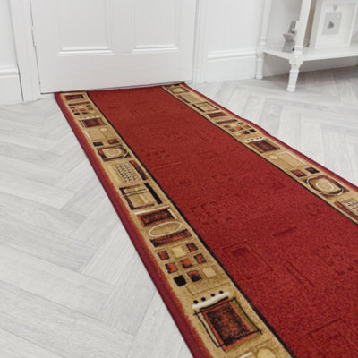 Jena Hallway Runner RugHardwearingNon-Slip & Durable Carpet For HallKitchen & Corridor from B&Q