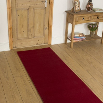 Plain Hallway Runner RugSoftComfortable & Durable Carpet For HallKitchen & Corridor from B&Q