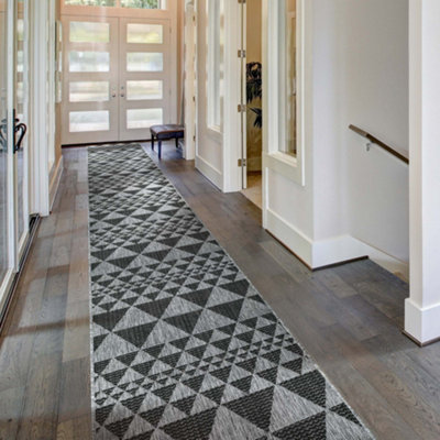 Prism Hallway Runner RugHardwearingNon-Slip & Durable Carpet For HallKitchen & Corridor from B&Q