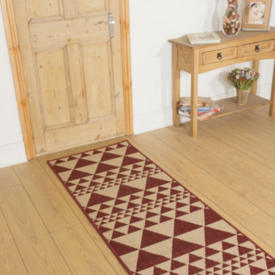 Prism Hallway Runner RugHardwearingNon-Slip & Durable Carpet For HallKitchen & Corridor from B&Q