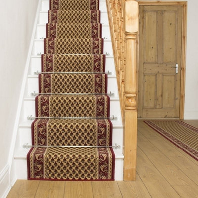 Acni Stair RunnerHardwearingNon-Slip & Durable Carpet For Stairs & StaircasesMultiple Lengths from B&Q