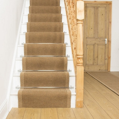 Aztec Beige Stair Runner Carpet Runner Rug from B&Q
