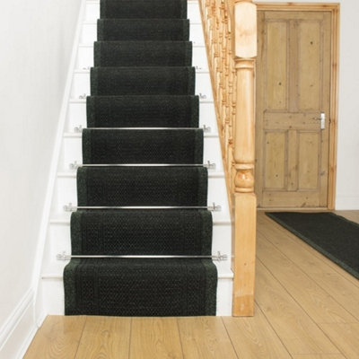 Aztec Stair RunnerHardwearingNon-Slip & Durable Carpet For Stairs & StaircasesMultiple Lengths from B&Q