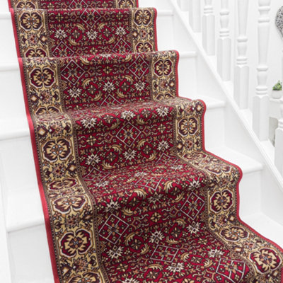Bidjar Stair RunnerHardwearingNon-Slip & Durable Carpet For Stairs & StaircasesMultiple Lengths from B&Q