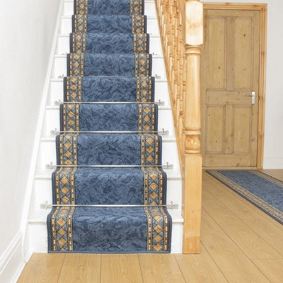 Cheops Stair RunnerHardwearingNon-Slip & Durable Carpet For Stairs & StaircasesMultiple Lengths from B&Q