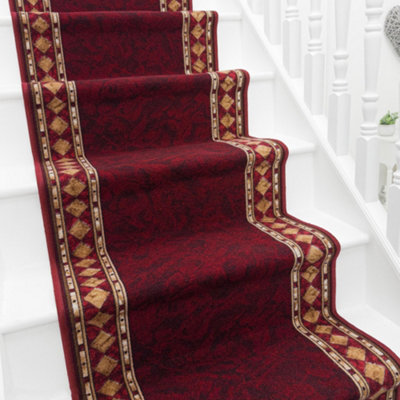 B&Q Cheops Stair Runner - Hardwearing, Non-Slip & Durable Carpet For Stairs & Staircases, Multiple Lengths