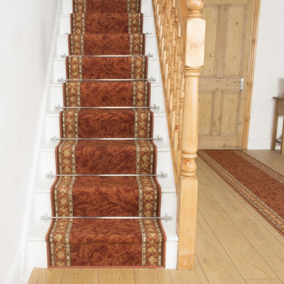 Cheops Stair RunnerHardwearingNon-Slip & Durable Carpet For Stairs & StaircasesMultiple Lengths from B&Q