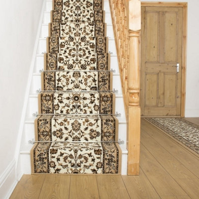 Traditional Stair RunnerSoft & Durable Carpet Runner For Stairs & StaircasesMultiple Lengths from B&Q