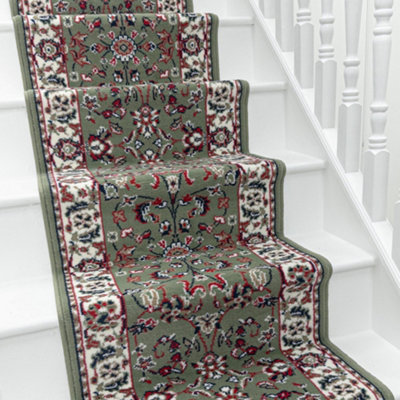 Traditional Stair RunnerSoft & Durable Carpet Runner For Stairs & StaircasesMultiple Lengths from B&Q