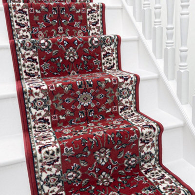  - Traditional Stair RunnerSoft & Durable Carpet Runner For Stairs & StaircasesMultiple Lengths