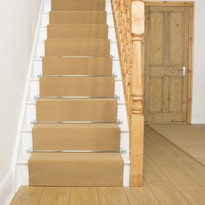 Plain Stair RunnerSoft & Durable Carpet Runner For Stairs & StaircasesMultiple Lengths from B&Q