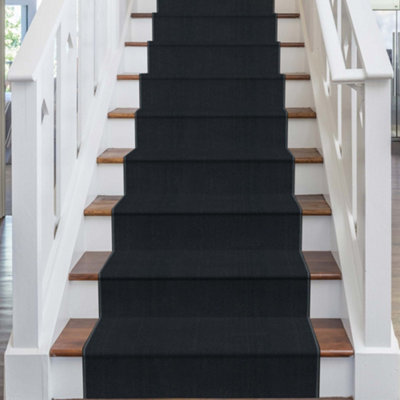 Plain Stair RunnerSoft & Durable Carpet Runner For Stairs & StaircasesMultiple Lengths from B&Q
