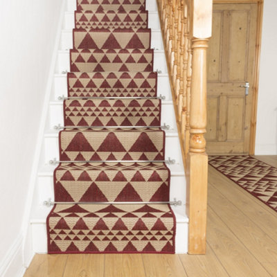 Prism Stair RunnerHardwearingNon-Slip & Durable Carpet For Stairs & StaircasesMultiple Lengths from B&Q