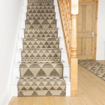 Prism Stair RunnerHardwearingNon-Slip & Durable Carpet For Stairs & StaircasesMultiple Lengths from B&Q