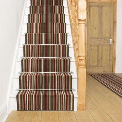 Strike Stair RunnerSoft & Durable Carpet Runner For Stairs & StaircasesMultiple Lengths from B&Q