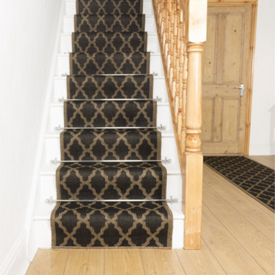 Trellis Stair RunnerHardwearingNon-Slip & Durable Carpet For Stairs & StaircasesMultiple Lengths from B&Q