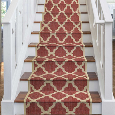 Trellis Stair RunnerHardwearingNon-Slip & Durable Carpet For Stairs & StaircasesMultiple Lengths from B&Q