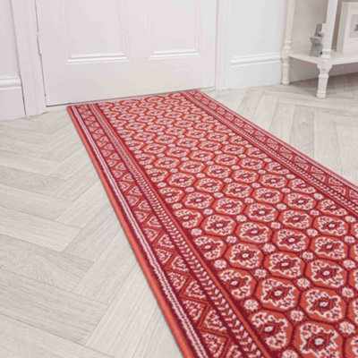 Heriz Hallway Runner RugSoftComfortable & Durable Carpet For HallKitchen & Corridor from B&Q
