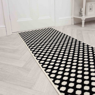 Honeycomb Hallway Runner RugSoftComfortable & Durable Carpet For HallKitchen & Corridor from B&Q