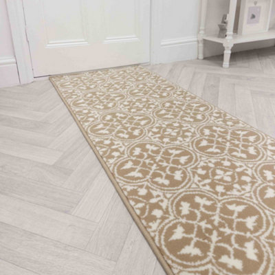 Mosaic Hallway Runner RugSoftComfortable & Durable Carpet For HallKitchen & Corridor from B&Q